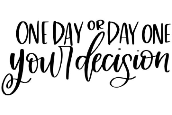 One Day or One Decision: A Journey of Personal Growth