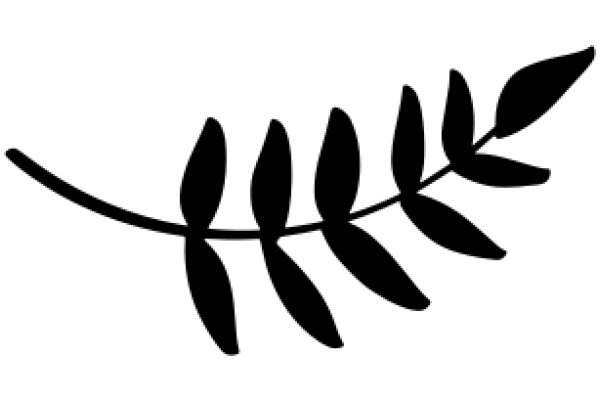 Simplistic Artwork of a Leaf