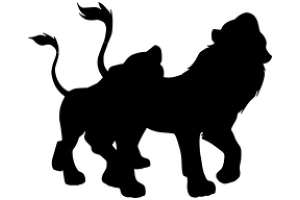 The Silhouette of a Lion: A Symbol of Strength and Majesty