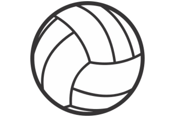 A Simple Illustration of a Volleyball