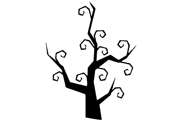 Simplistic Tree Silhouette