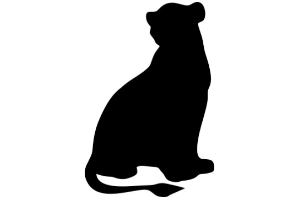 A Silhouette of a Lion: A Symbol of Strength and Courage