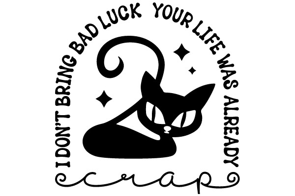 A Humorous Take on Bad Luck and Cats: A Memorable Quote