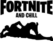 Fortnite and Chill: A Silhouette of a Relaxing Gaming Session