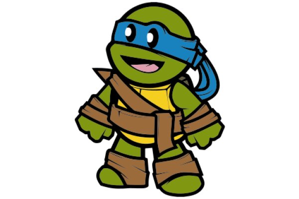 Meet Leonardo, the Friendly Ninja Turtle!