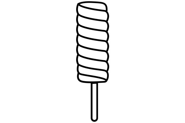 A Simple, Illustration of an Ice Cream Cone