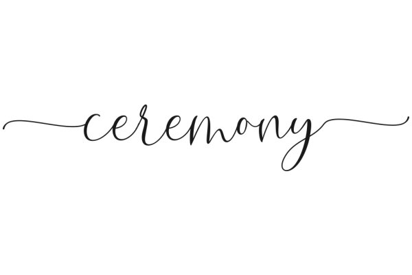 Ceremony: A Handwritten Signature