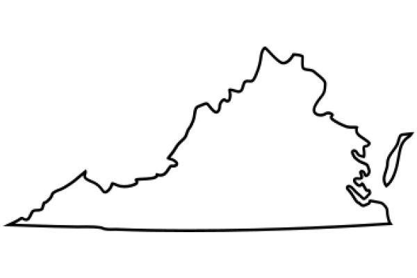 Simplified Map of a Mountainous Region