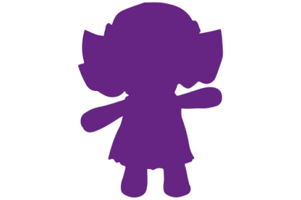 A Purple Cartoon Character