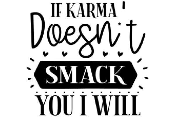 A Humorous Quote on the Importance of Karma and Positive Actions