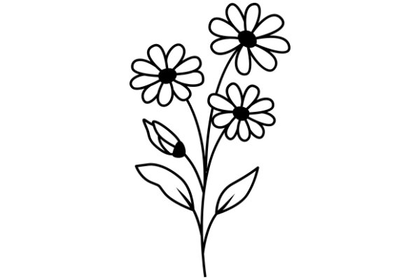 Flower Illustration: A Simple yet Beautiful Artwork