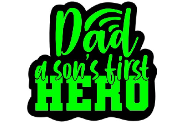 Dad's First Hero: A Celebratory Logo for Fatherhood