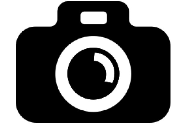 A Camera Icon with a White Circle Inside