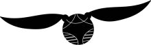 Stylized Black and White Butterfly Logo