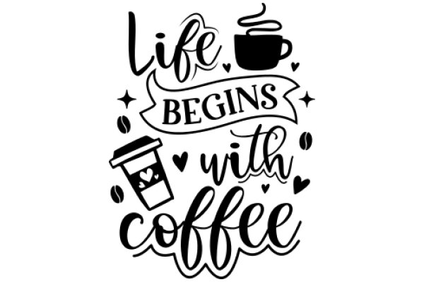 Coffee and Life: A Graphic Design Poster