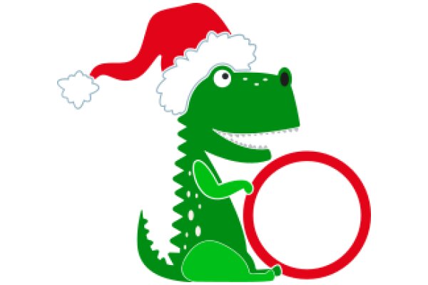 A Festive Christmas Adventure with a Friendly Dinosaur