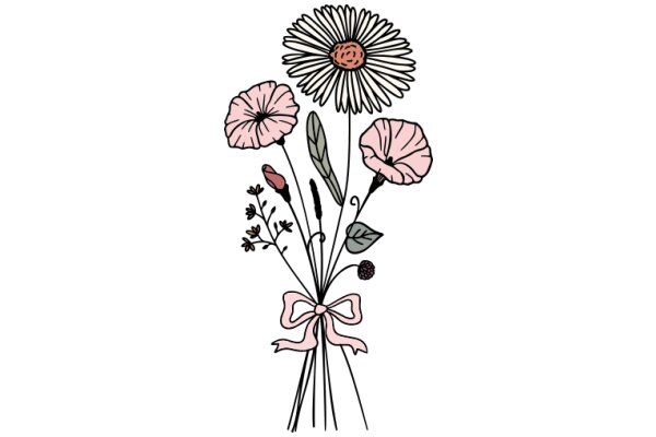 A Bouquet of Flower Illustrations