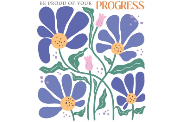 Celebrate Your Progress with a Flowery Affirmation