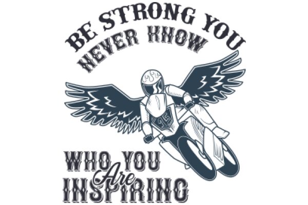 Inspirational Quote Poster: Be Strong, Never Know, Who You Are Inspired By