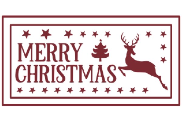 Merry Christmas: A Festive Greeting with a Deer Touch