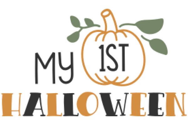 Celebrating My First Halloween: A Personalized Logo