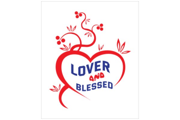 Love and Blessed: A Graphic Design of Affection and Good Wishes