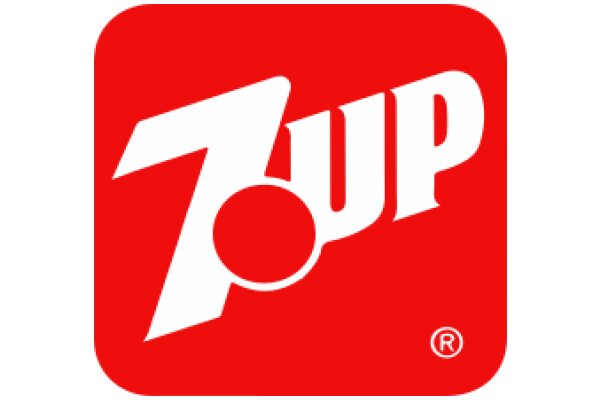 Vintage Red and White 7-Up Logo