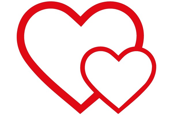 Simplistic Red Heart Icon