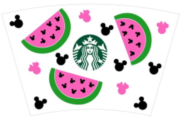 Starbucks-Themed Disney-Inspired Napkin Art