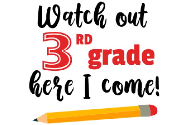 Watch Out for 3rd Grade: Here I Come!