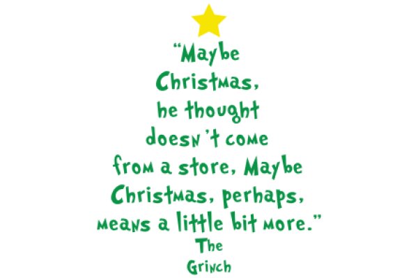 A Festive Christmas Quote from The Grinch