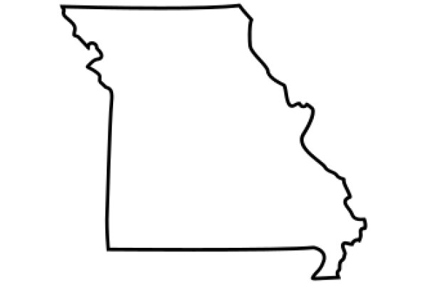 Simplified Map of the State of Missouri