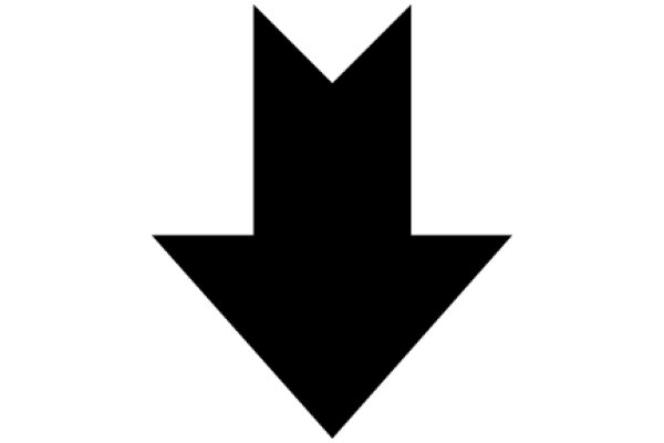 Simplistic Black Arrow Icon