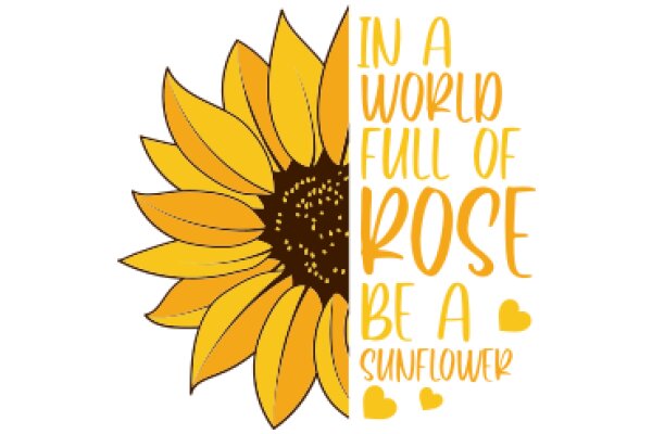 In a World Full of Rose, Be a Sunflower