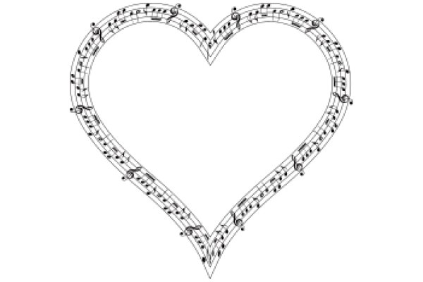 Musical Heart: A Symbol of Love and Passion for Music