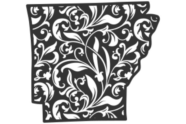 Stylized State Symbol: A Floral Design