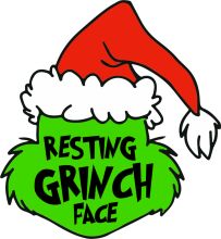 Resting Grinch Face: A Festive Holiday Greeting