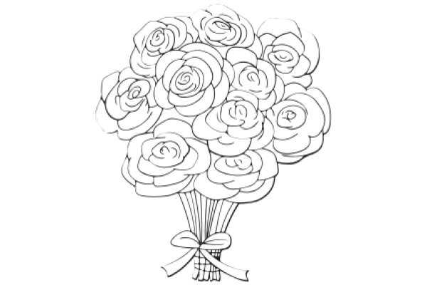 A Delicate Bouquet of Roses