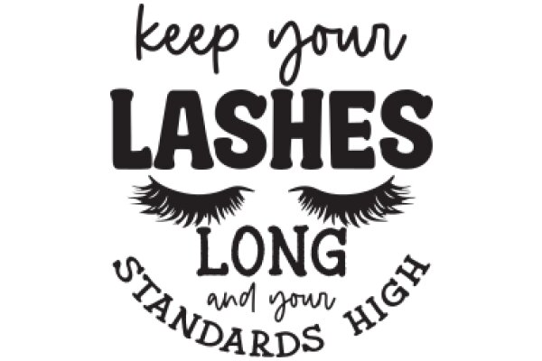 Keep Your Lashes Long and Your Standards High