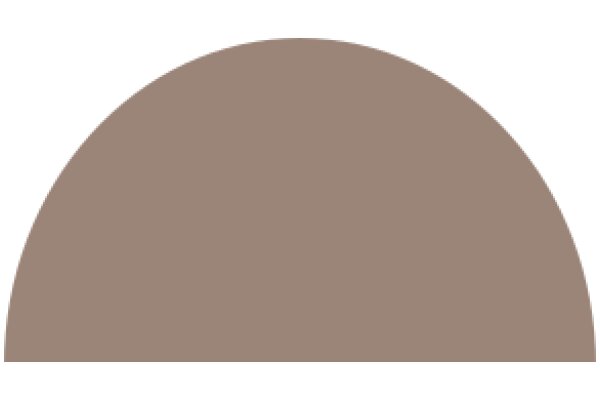 A Solid Brown Oval Shape