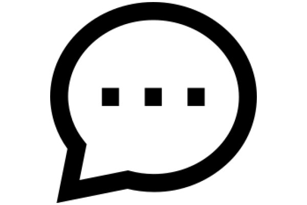 Simplistic Icon of a Speech Bubble