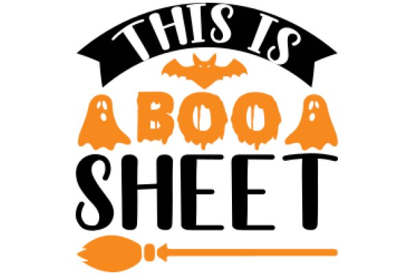 This Is Halloween: A Festive Sheet with Bats, Ghosts, and a Spooky Spoon