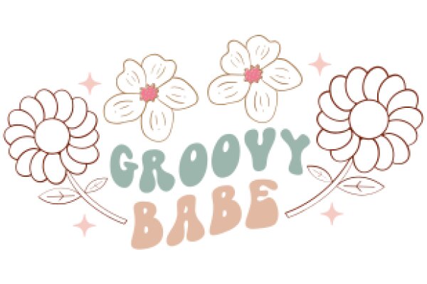 Groovy Babe: A Playful Floral Design