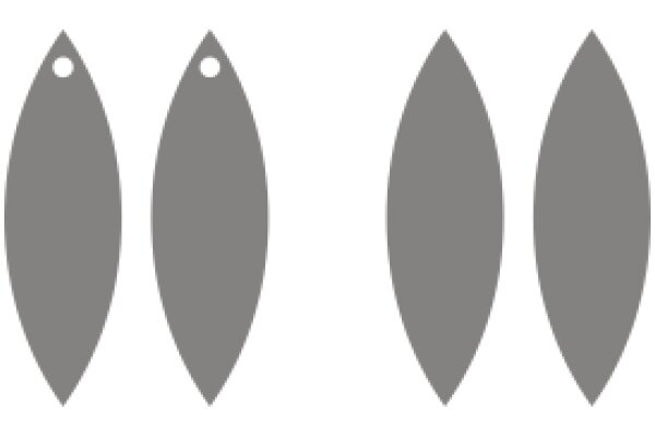 A Collection of Four Gray Fish Icons