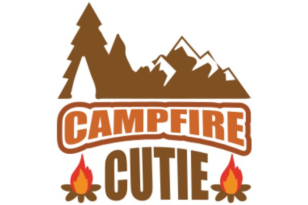 Campfire Cute: A Cozy Logo for a Camping-Themed Brand