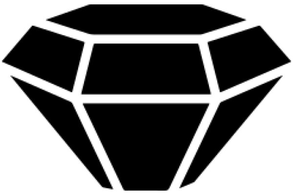 Stylized Black Diamond Icon