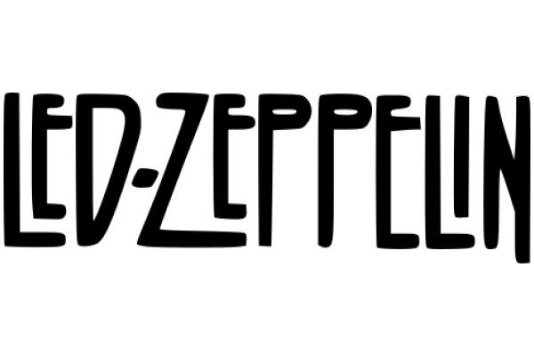 Stylized Text Art: Led Zeppelin