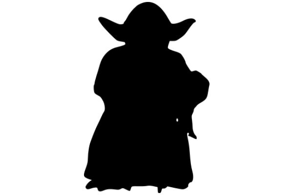 Silhouette of a Jedi Knight: A Tribute to Star Wars