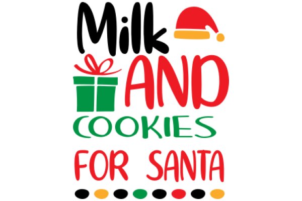 Milk and Cookies for Santa: A Festive Advertisement