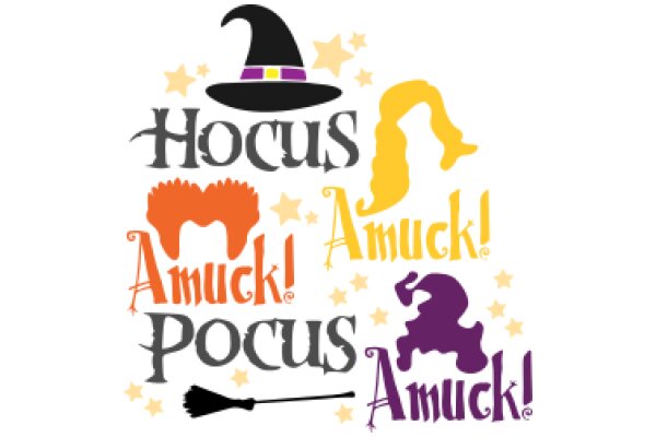 Magical Halloween Greetings: Hocus Pocus, Amuck, Amuck!